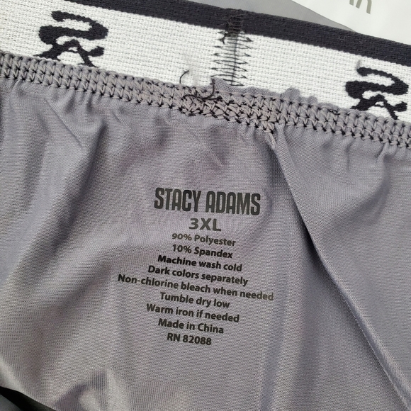 Bundle 2 New! Stacy Adams Boxer Brief. Bundle of 2. Gray. Size 3XL. As… - Picture 4 of 6